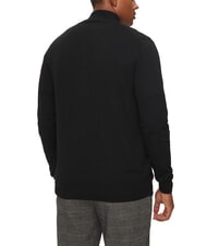 GUESS DARREL Cardigan a collo alto full zip jetbla - Maglie Uomo - 2