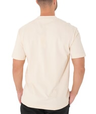 GUESS SS CN T-shirt in cotone vanilla blonde - T-shirt Uomo - 2