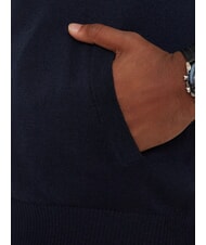 GUESS DARREL Cardigan a collo alto full zip smartblue - Maglie Uomo - 4