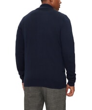 GUESS DARREL Cardigan a collo alto full zip smartblue - Maglie Uomo - 2