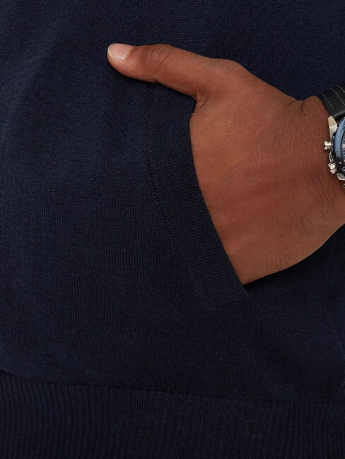 DARREL Cardigan a collo alto full zip smartblue - Maglie Uomo