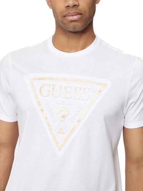 PATCHWORK T-shirt con stampa purwhite - T-shirt Uomo