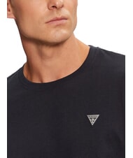 GUESS PATCH T-shirt in cotone smartblue - T-shirt Uomo - 3