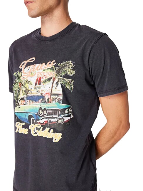 SUMMER T-shirt con maxi stampa smartblue - T-shirt Uomo