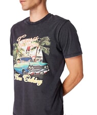 GUESS SUMMER T-shirt con maxi stampa smartblue - T-shirt Uomo - 3