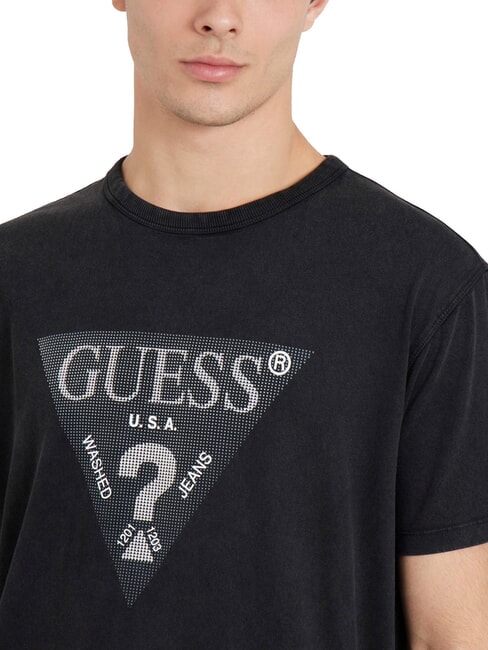 TRIANGLE T-shirt in cotone con stampa jetbla - T-shirt Uomo