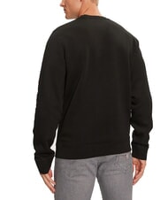 GUESS BOX Felpa ricamo logo metallico jetbla - Felpe Uomo - 2