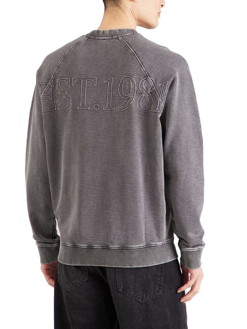 RAGLAN Felpa a girocollo in cotone jetbla - Felpe Uomo