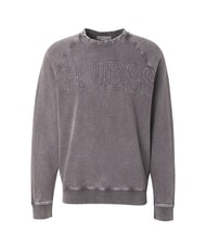 GUESS RAGLAN Felpa a girocollo in cotone jetbla - Felpe Uomo - 4