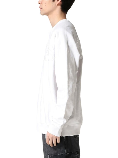 RAGLAN Felpa a girocollo in cotone purwhite - Felpe Uomo