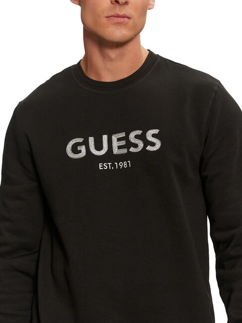 BOX Felpa ricamo logo metallico jetbla - Felpe Uomo