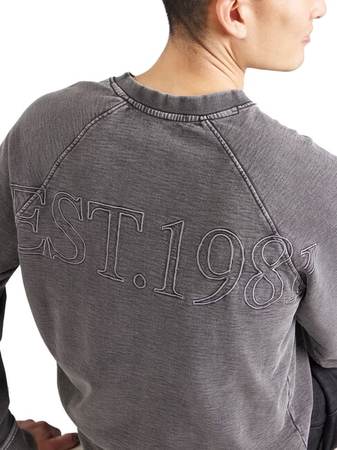 RAGLAN Felpa a girocollo in cotone jetbla - Felpe Uomo