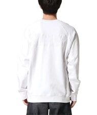 GUESS RAGLAN Felpa a girocollo in cotone purwhite - Felpe Uomo - 2