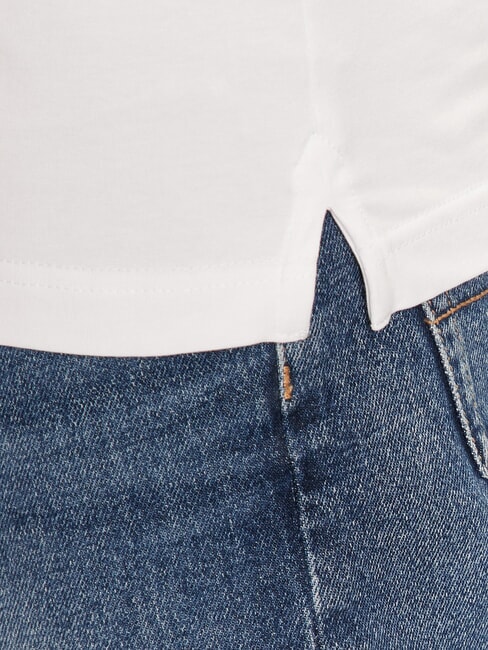 NOLAN Polo manica corta colletto strisce purwhite - Polo Uomo