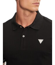 GUESS LYE Polo a manica corta logo jetbla - Polo Uomo - 4