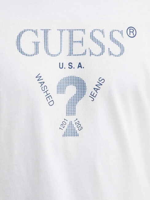 TRIANGLE T-shirt in cotone con stampa purwhite - T-shirt Uomo