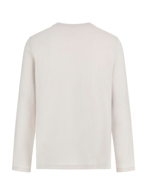 TRIANGLE Maglia manica lunga con patch muted stone - Maglie Uomo