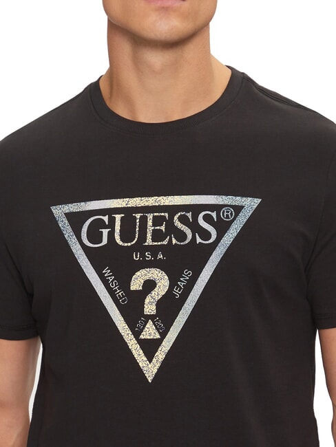 TRIANGLE T-shirt con maxi stampa jetbla - T-shirt Uomo