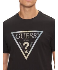GUESS TRIANGLE T-shirt con maxi stampa jetbla - T-shirt Uomo - 3