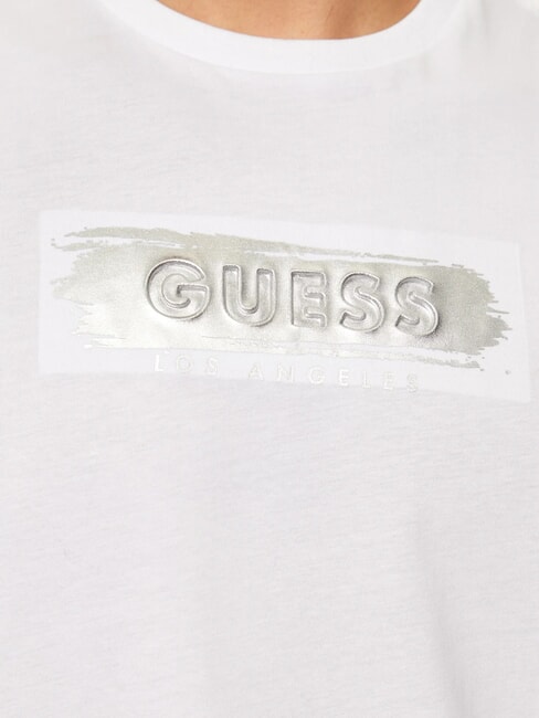 METALLIC LOGO T-shirt con stampa in rilievo purwhite - T-shirt Uomo
