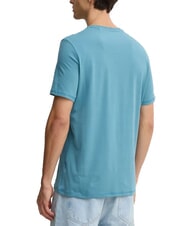 GUESS TRIANGLE T-shirt con maxi stampa wild storm blue - T-shirt Uomo - 2