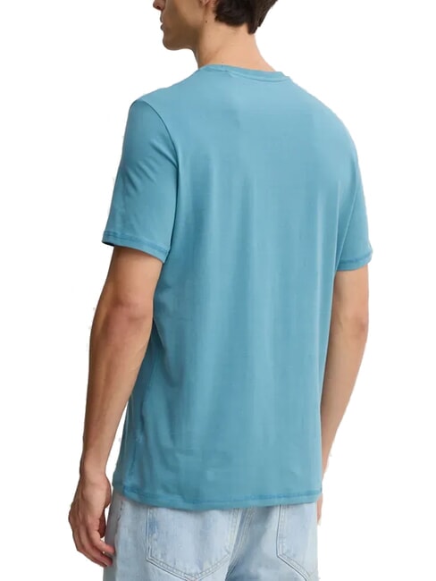 TRIANGLE T-shirt con maxi stampa wild storm blue - T-shirt Uomo