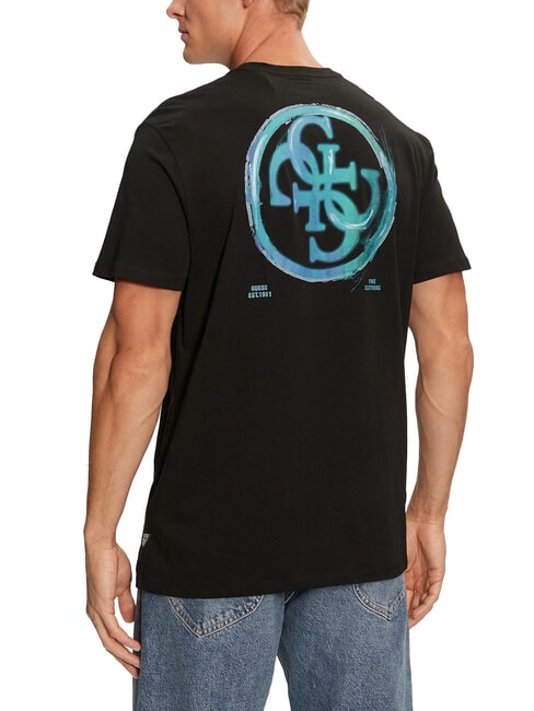 BASIC T-shirt stampa logo 4G jetbla - T-shirt Uomo