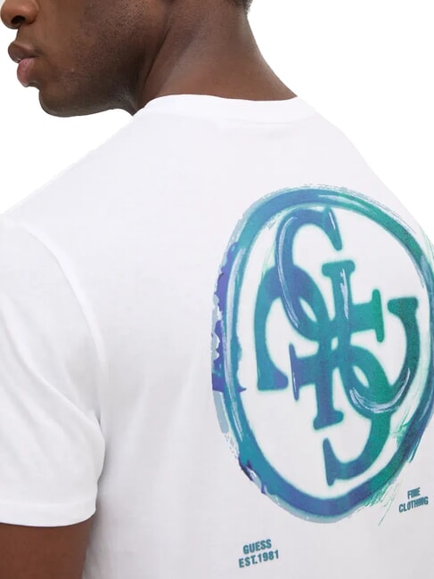 BASIC T-shirt stampa logo 4G purwhite - T-shirt Uomo