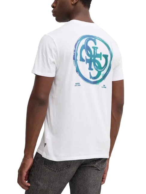 BASIC T-shirt stampa logo 4G purwhite - T-shirt Uomo