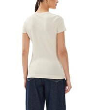 GUESS FLOWERS T-shirt stretch vanilla blush - T-shirt e Top Donna - 2