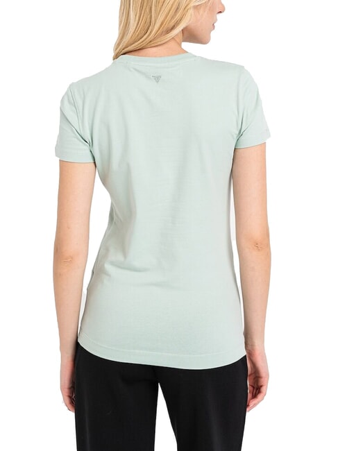 FLOWERS T-shirt stretch soft mint - T-shirt e Top Donna