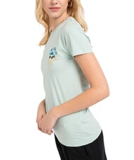 GUESS FLOWERS T-shirt stretch soft mint - T-shirt e Top Donna - 3