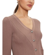 GUESS KAILEY Cardigan a costine con bottoni ferrum - Maglie Donna - 3