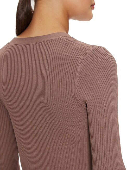 KAILEY Cardigan a costine con bottoni ferrum - Maglie Donna