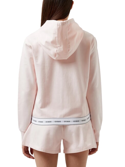 CARRIE Felpa con cappuccio full zip blushed bride - Felpe Donna
