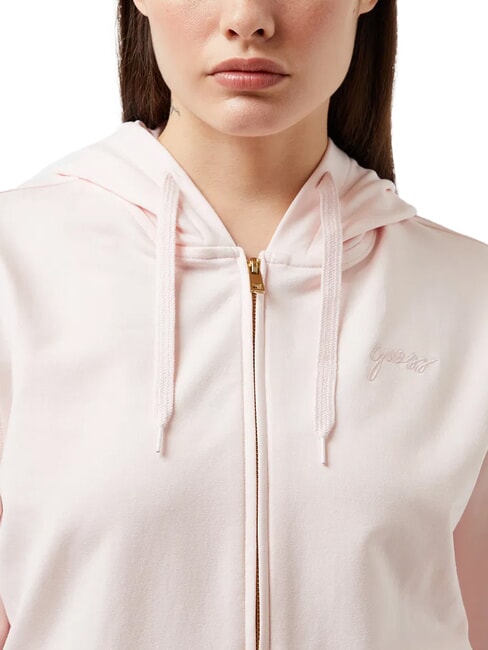 CARRIE Felpa con cappuccio full zip blushed bride - Felpe Donna