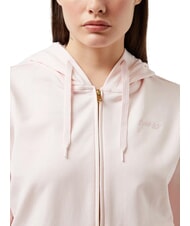 GUESS CARRIE Felpa con cappuccio full zip blushed bride - Felpe Donna - 3