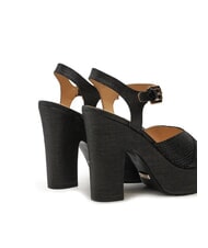 GUESS STARLA Sandali alti con zeppa NERO - Scarpe Donna - 4
