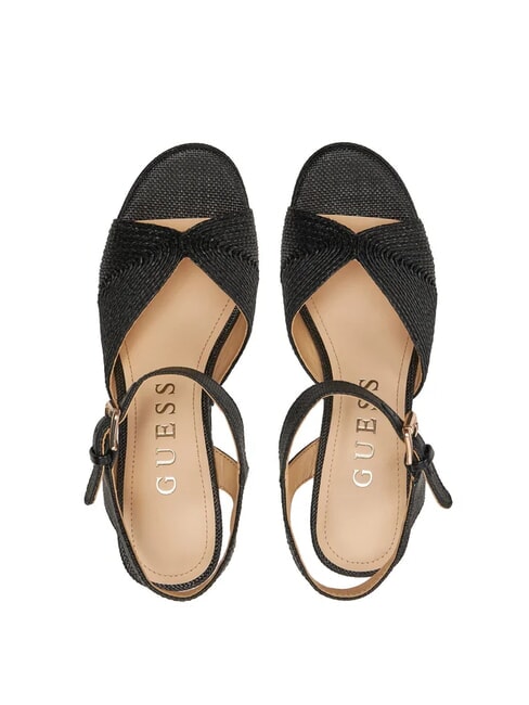 STARLA Sandali alti con zeppa NERO - Scarpe Donna