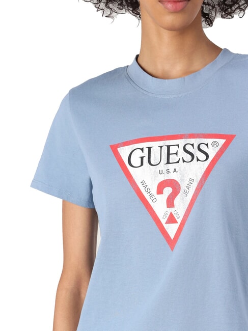 CLASSIC FIT LOGO T-shirt con logo triangolo blue ribbon - T-shirt e Top Donna