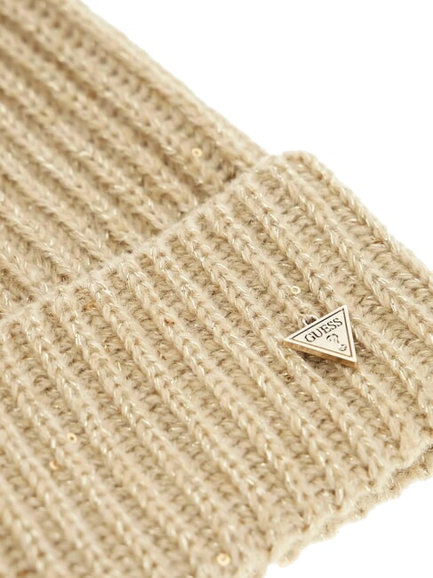 LUREX Berretto in misto lana BEIGE - Cappelli