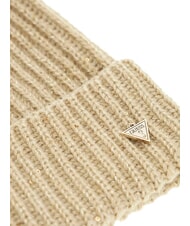 GUESS LUREX Berretto in misto lana BEIGE - Cappelli - 3