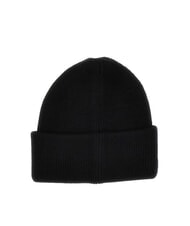 GUESS PATCH TRIANGOLO Berretto con risvolto NERO - Cappelli - 2