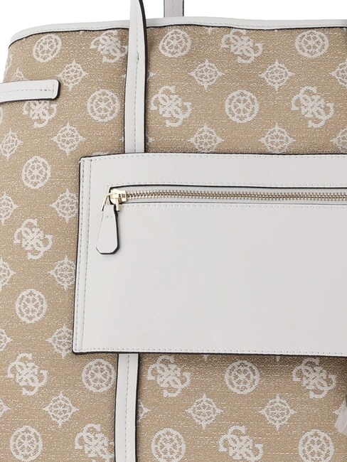 BEYZA  Borsa a spalla white logo - Borse Donna