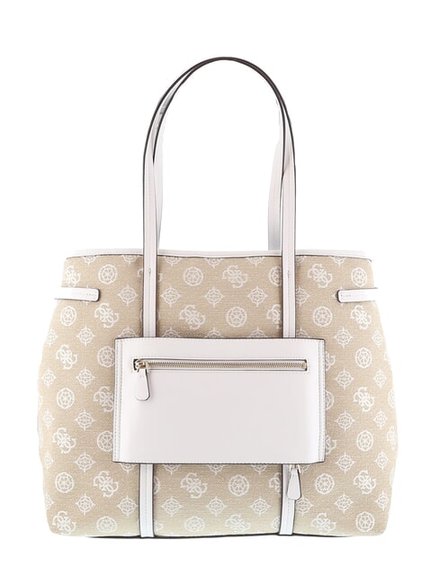 BEYZA  Borsa a spalla white logo - Borse Donna