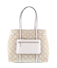 GUESS BEYZA  Borsa a spalla white logo - Borse Donna - 4