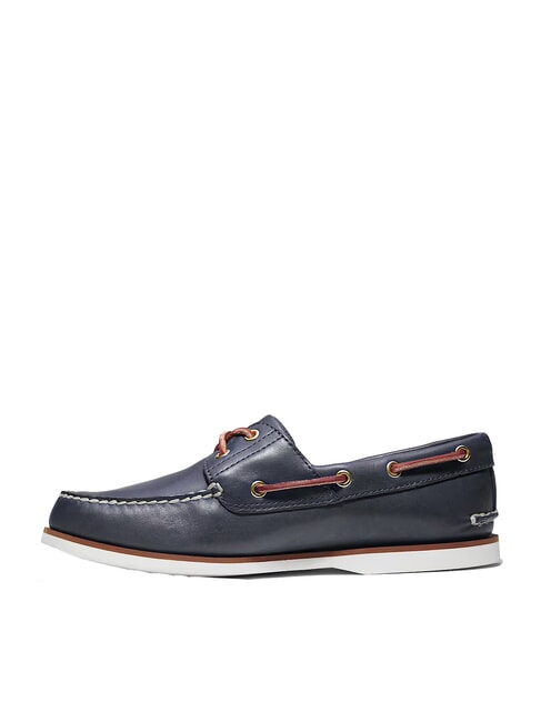 CLASSIC BOAT  Scarpe da barca in pelle blue - Scarpe Uomo