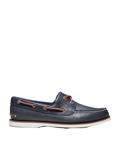 CLASSIC BOAT  Scarpe da barca in pelle blue - Scarpe Uomo