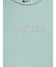 GUESS MINI ME KIDS T-shirt logo strass tulip shade - T-shirt Bambino - 3
