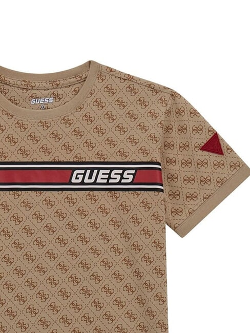 KIDS T-shirt logo 4G all over 4g aop beige blanco - T-shirt Bambino